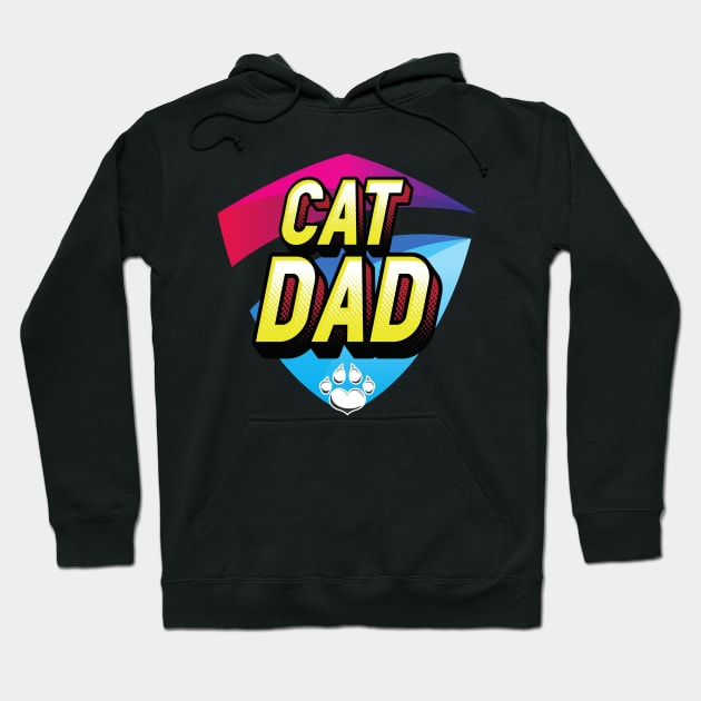 Cat Dad Cat Father Best Cat Dad Ever Hoodie by Barts Arts